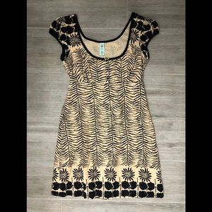 Free People Zebra Flower Pattern Cotton Dress